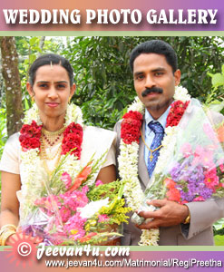 Regi Preetha Wedding at St Marys Orthodox Church Pothanicad Kothamangalam